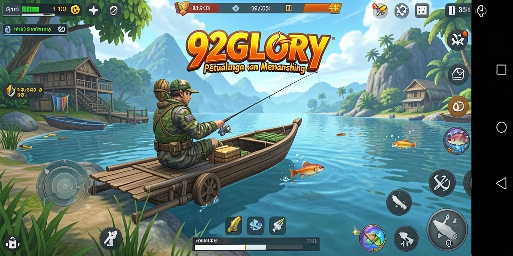 Tangkapan ikan besar dalam aksi permainan 92GLORY yang menakjubkan.