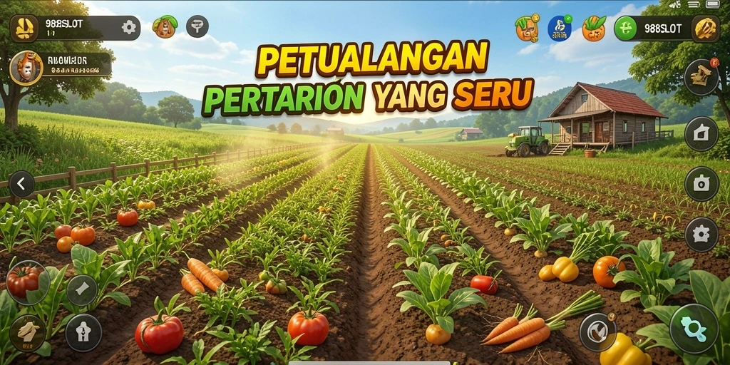 Tampilkan gameplay seru dari 988SLOT dalam bertani.