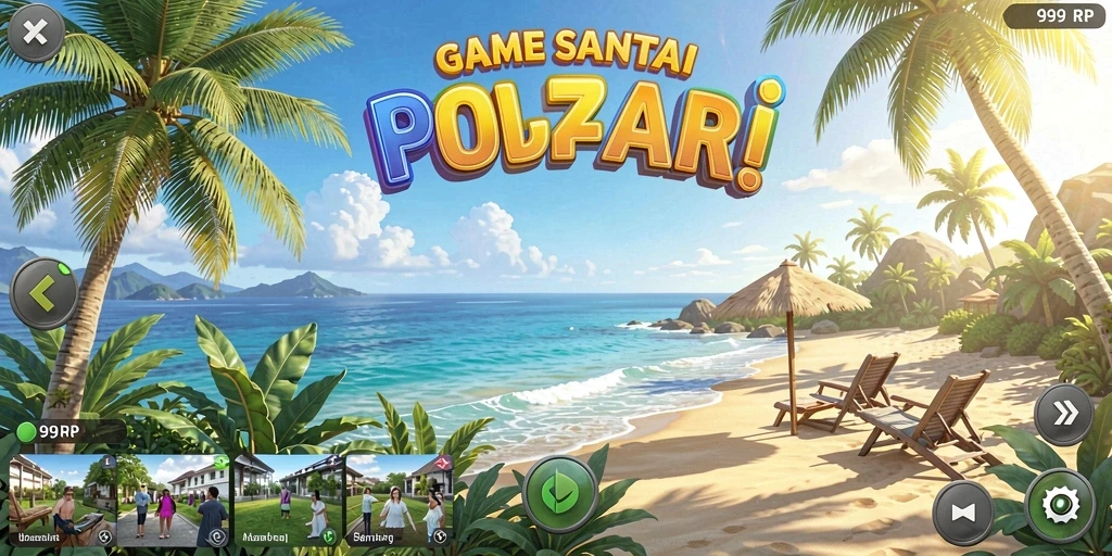 Tampilan gameplay 99RP yang menghibur dan penuh warna.