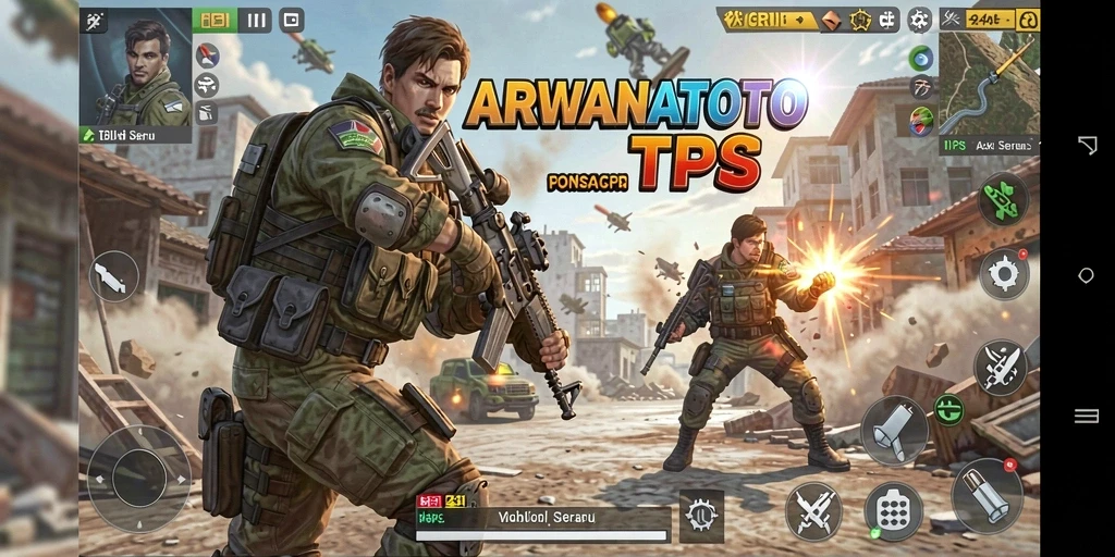 Screenshot dari gameplay ARWANATOTO yang menampilkan aksi seru.