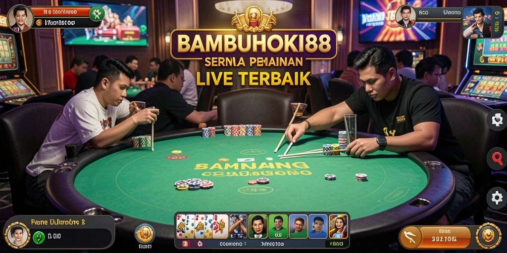 Tangkapan layar dari gameplay seru di BAMBUHOKI88 Live Casino.
