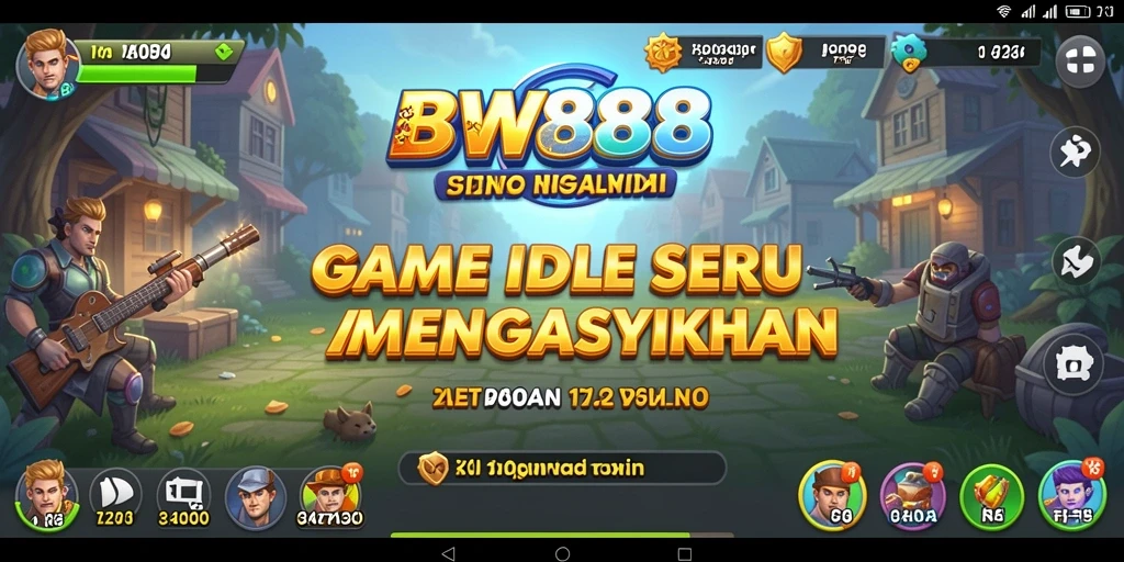 Screenshot gameplay BW888 yang menampilkan keseruan game Idle.