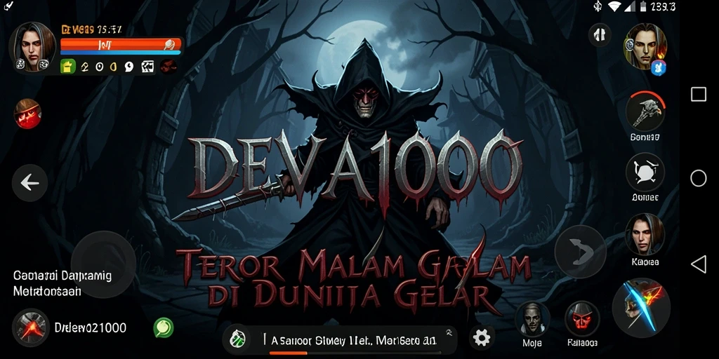 Tangkapan layar menunjukkan suasana menyeramkan dalam DEWA1000.