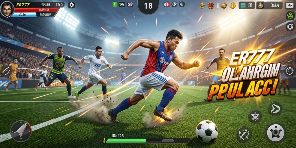 Tampilan gameplay yang seru dan mendebarkan dalam ER777.