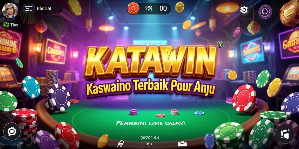 Screenshot gameplay KATAWIN menampilkan berbagai permainan Kasino yang menarik.