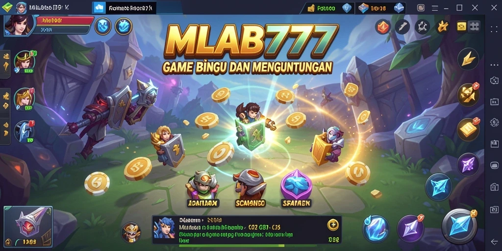 Screenshot gameplay seru dari MLBB777 menampilkan suasana Bingo yang mengasyikan.