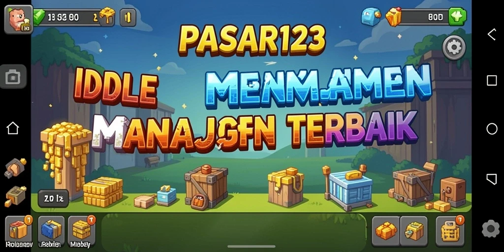 Tampilan gameplay PASAR123 yang menarik dalam mode Idle.