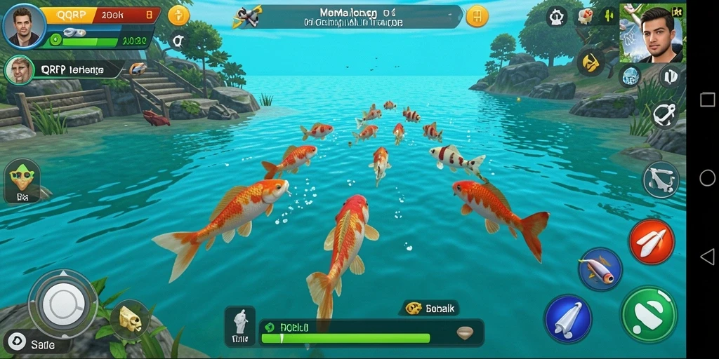 Tangkapan besar di permainan memancing QQRP menunjukkan bagaimana menariknya gameplay.