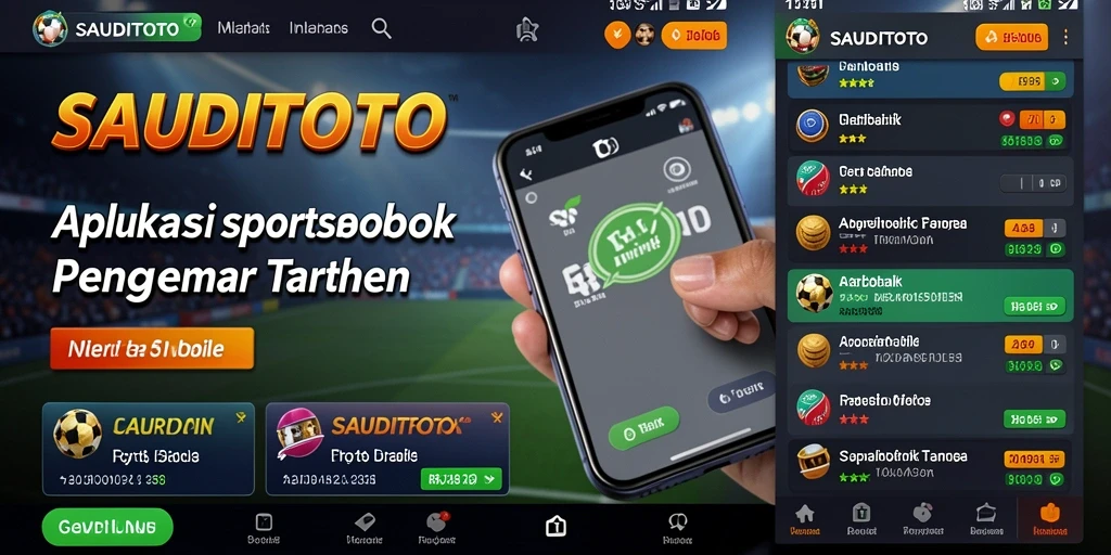 Menampilkan fitur taruhan langsung dalam gameplay Sportsbook.