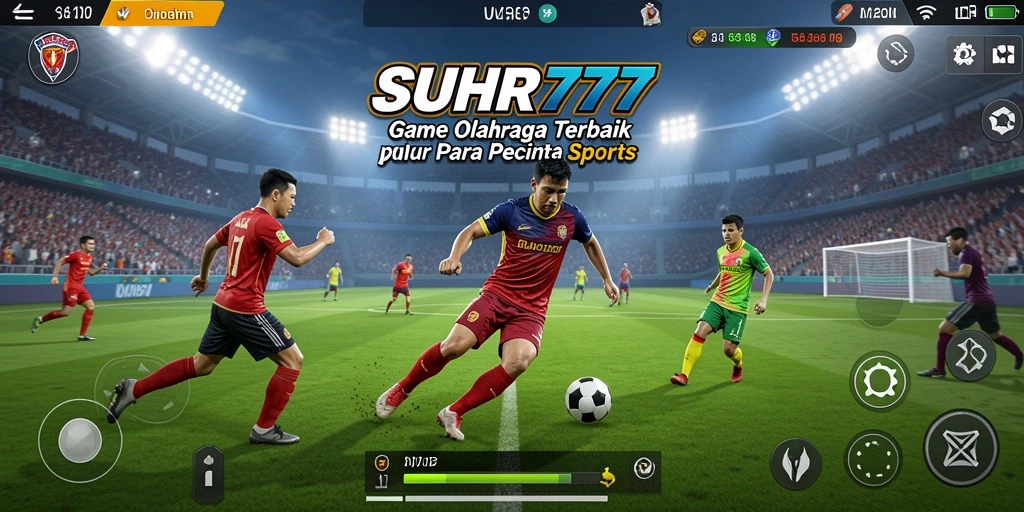 Tampilan layar permainan SUHU777 dengan aksi olahraga yang seru.