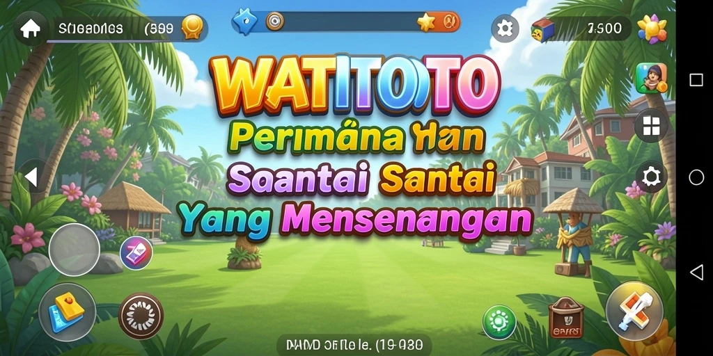 Tangkapan layar WATITOTO menampilkan karakter lucu dan gameplay yang menarik.