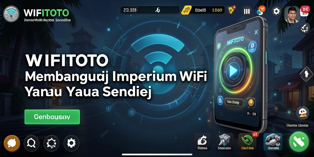Screenshot gameplay WIFITOTO yang menunjukkan aktivitas manajemen WiFi.
