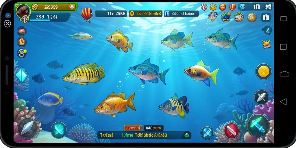 Tampilan gameplay ZK9 dengan suasana laut yang memukau.